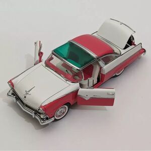 1955 Ford Fairlane Pink Crown Victoria Franklin Mint Precision Models 1:24 NIB